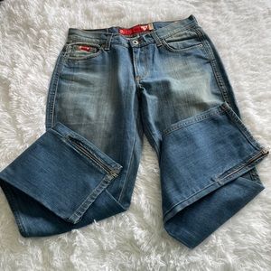 Vintage 90’s Guess jeans with ankle zippers